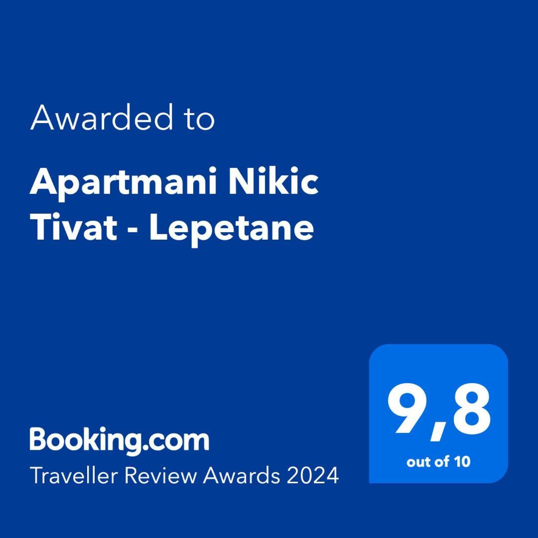 Apartmani Nikic -Tivat Kültér fotó